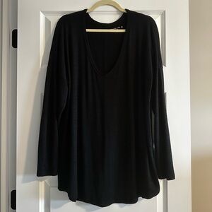 Abercrombie & Fitch Women's Black Long Sleeve Knit Top